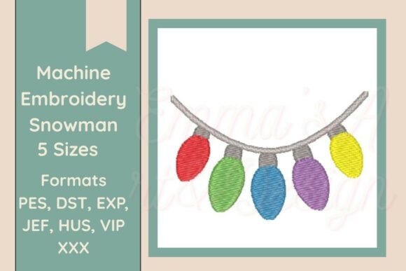 Christmas Lights Embroidery Design Review