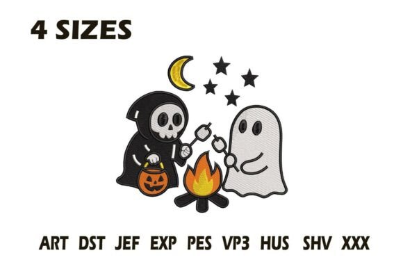 Ghost Campfire Embroidery Review for Boutique Sweatshirts