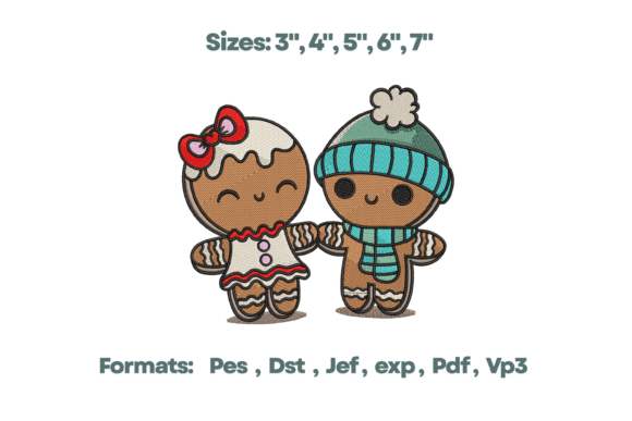 Gingerbread Couple Embroidery Review