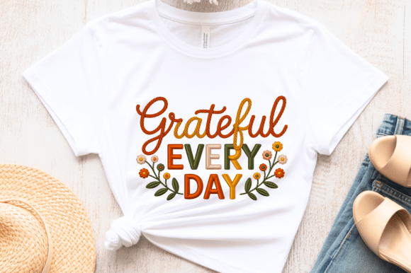 Grateful Every Day Embroidery PNG Review
