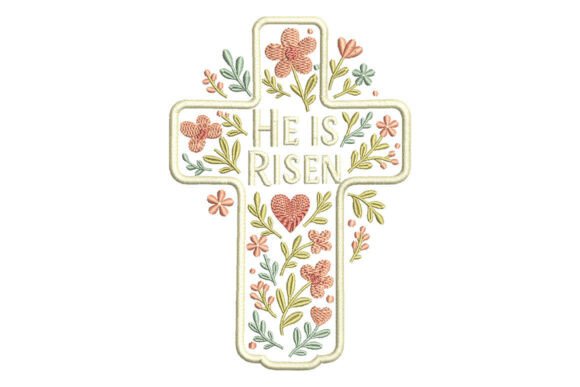 He Is Risen Embroidery Review for Apparel Projects
