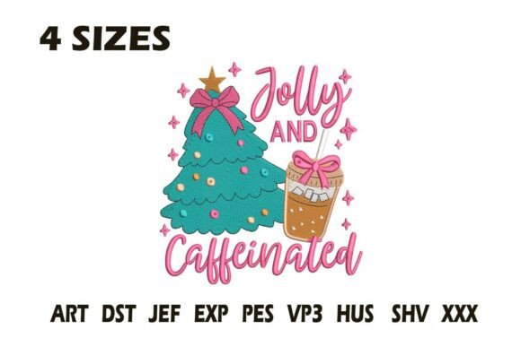 Jolly and Caffeinated Embroidery Design Review