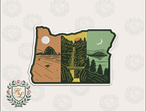 Layers of Oregon Embroidery Files Review