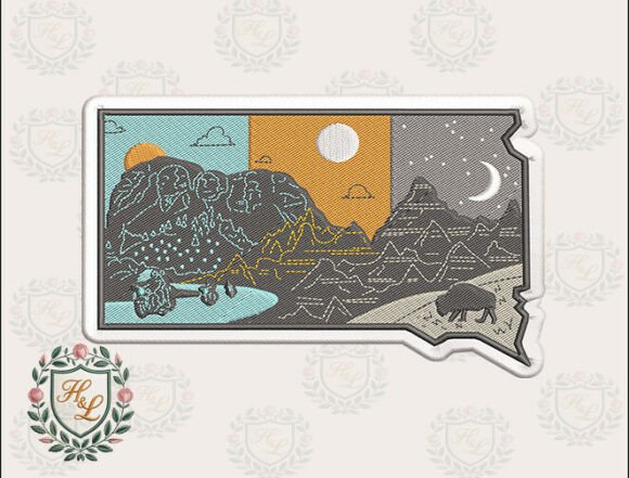 Layers of South Dakota Embroidery Files Review