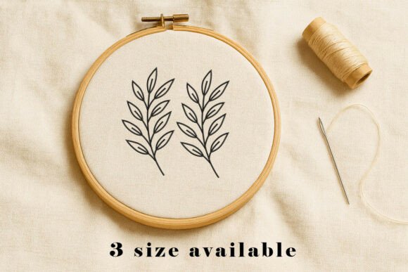 Leaf Branch Outline Embroidery Set Review