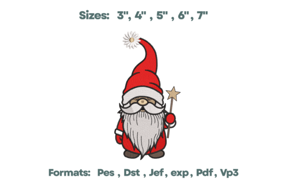 Magic Star Wand Gnome Embroidery Design Review