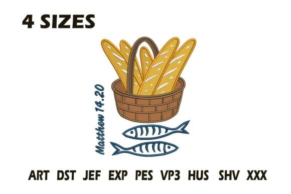 Matthew 14 20 Loaves and Fish Embroidery Review