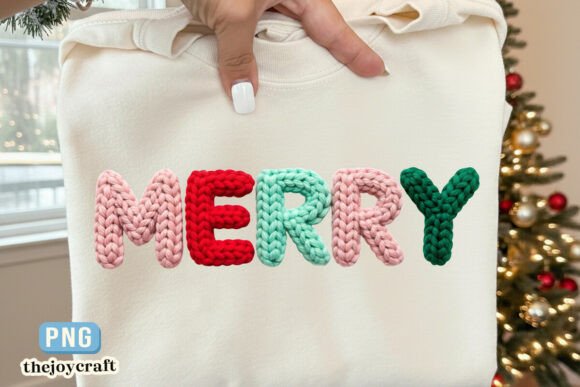 Merry Christmas Embroidery Design PNG Review
