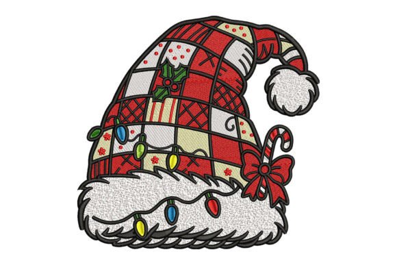 Patchwork Christmas Hat Embroidery Review