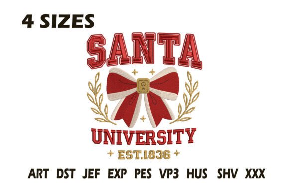Santa University Embroidery Design Review