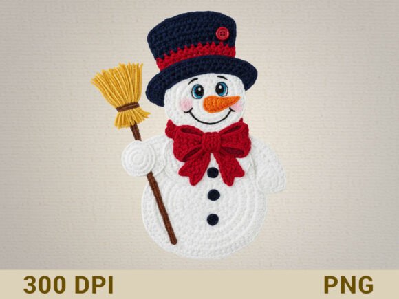 Snowman Embroidery Design with Hat Broom Review