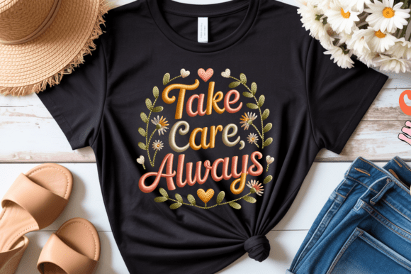 Take Care Always Embroidery PNG Review